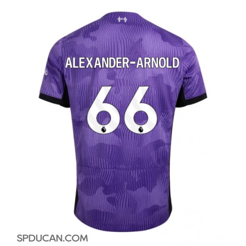 Muški Nogometni Dres Liverpool Alexander-Arnold #66 Rezervni 2023-24 Kratak Rukav